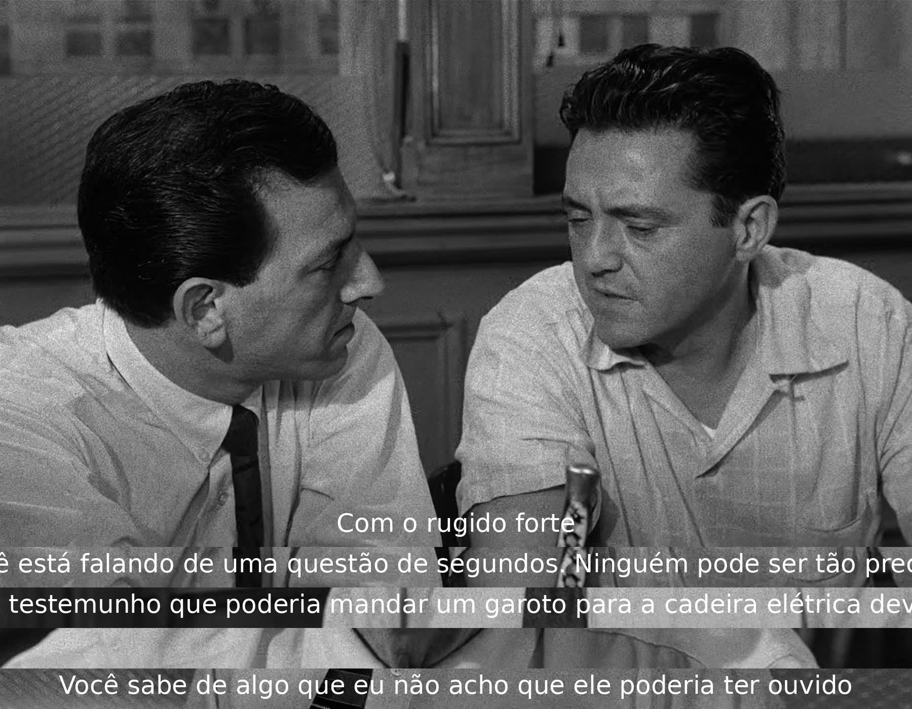 A discussão se o testemunho era preciso para condenar um garoto à pena de morte é questionada. Alguns argumentam que o barulho impossibilitaria o ouvido do acusado de escutar, levantando dúvidas sobre a veracidade do depoimento.