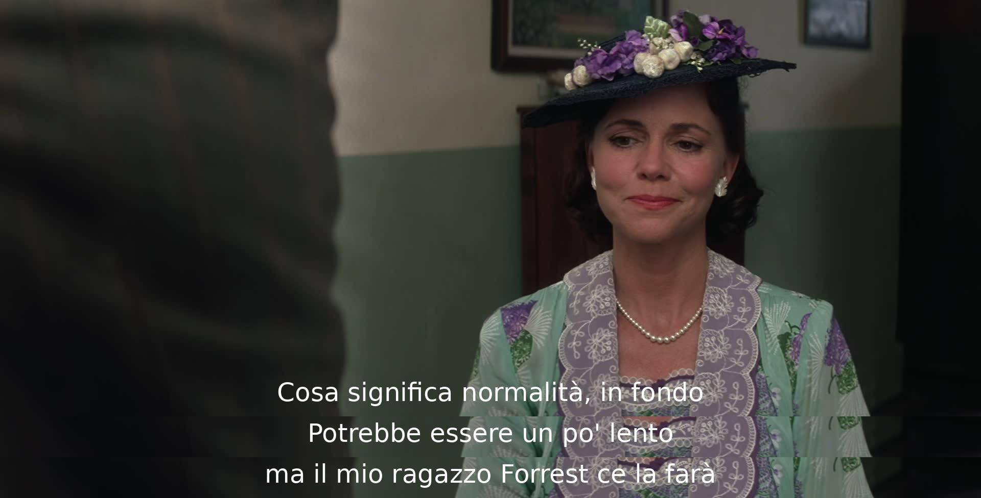 Significa accettare le persone per come sono. Forrest potrebbe essere "lento", ma è un ragazzo determinato.