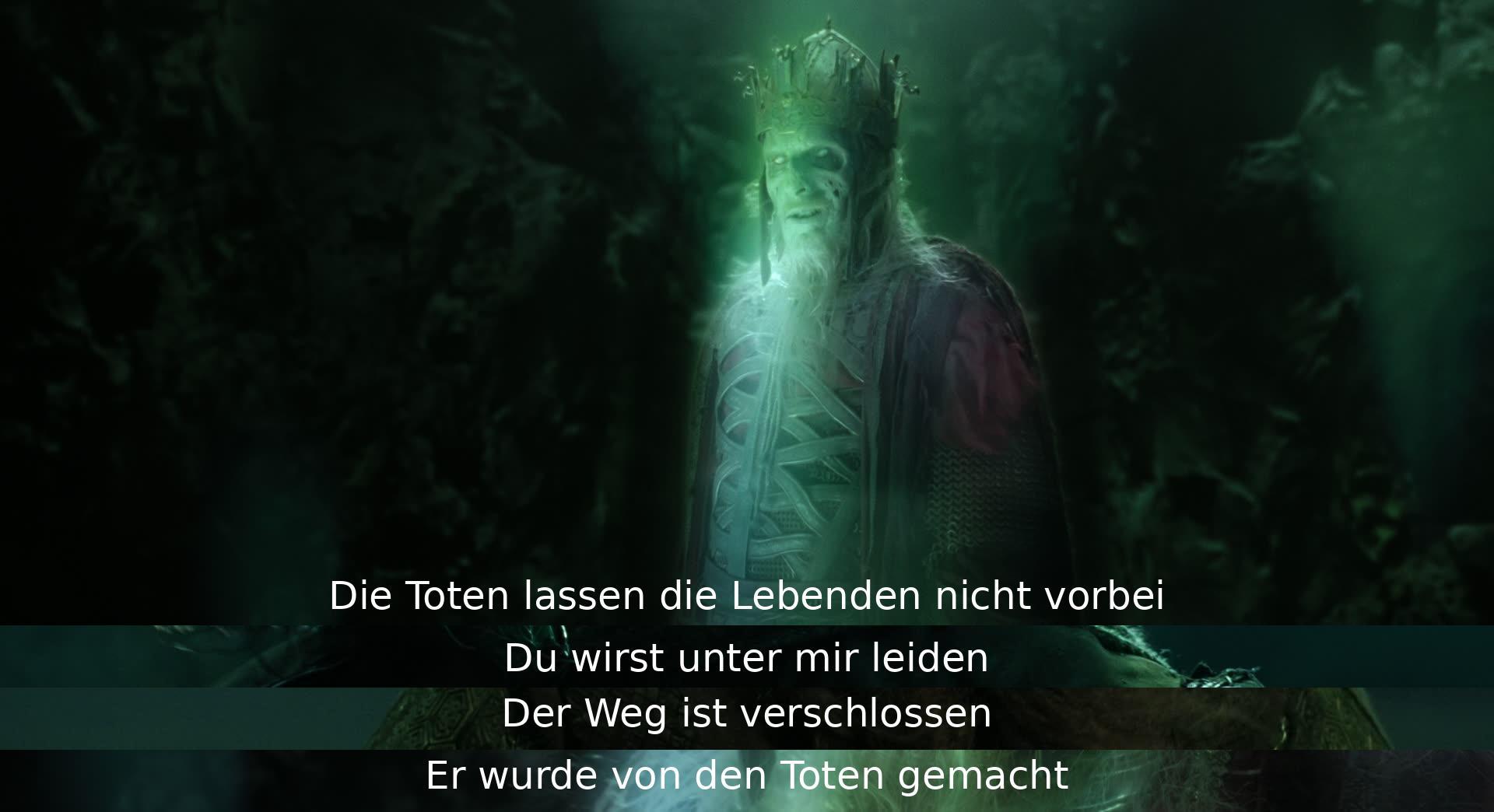 Die Toten blockieren den Weg für die Lebenden und verursachen Leiden. Der Pfad ist versperrt, von den Toten geschaffen.