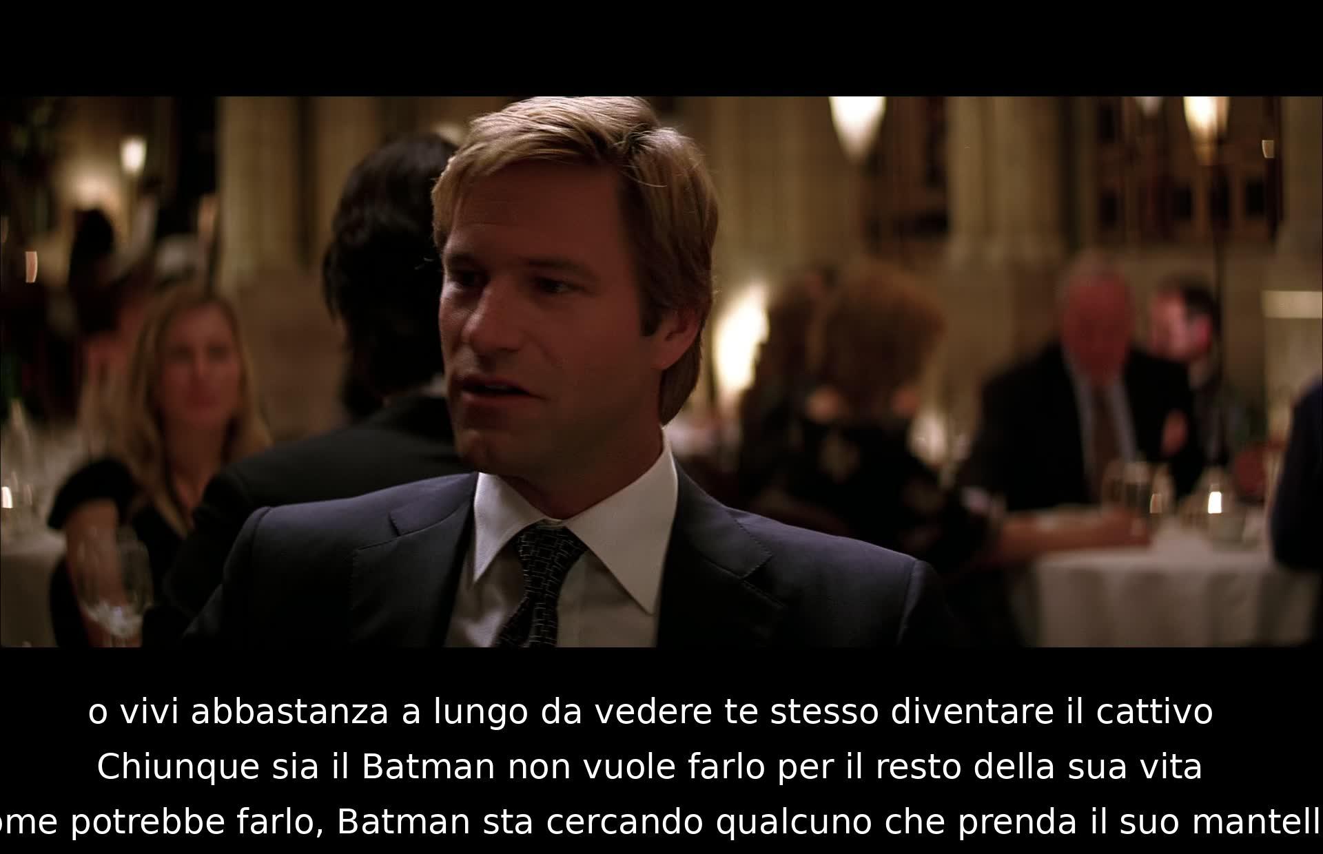 Un personaggio avverte che vivere abbastanza a lungo può trasformare uno in un nemico. Il Batman vuole trovare un successore per il suo ruolo poiché non lo vuole per sempre.